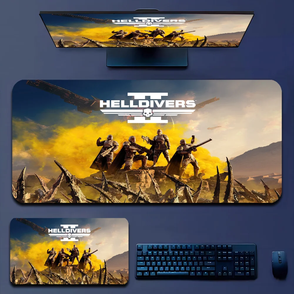 H-Helldiver s 2 Mousepad Boy Pad Natural Rubber Gaming mousepad Desk Mat Size for Gameing World of tanks CS GO Zelda