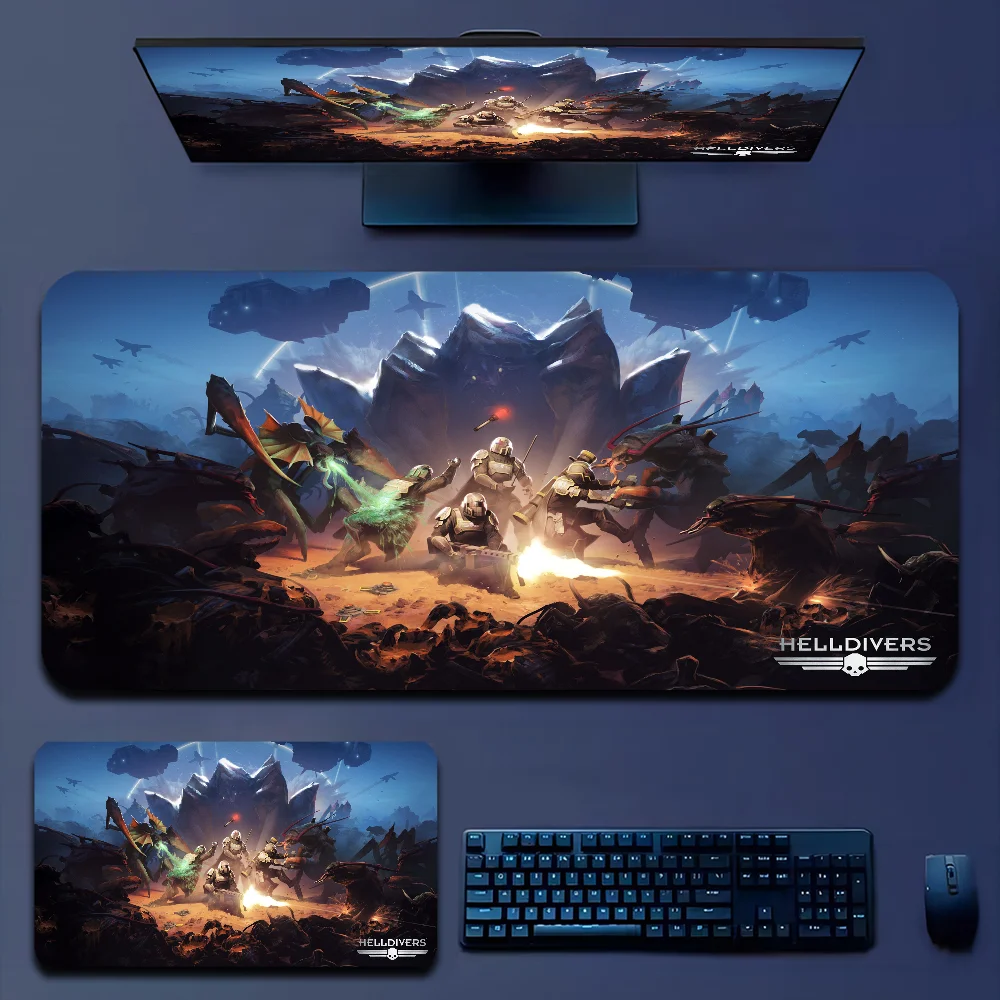 H-Helldiver s 2 Mousepad Boy Pad Natural Rubber Gaming mousepad Desk Mat Size for Gameing World of tanks CS GO Zelda