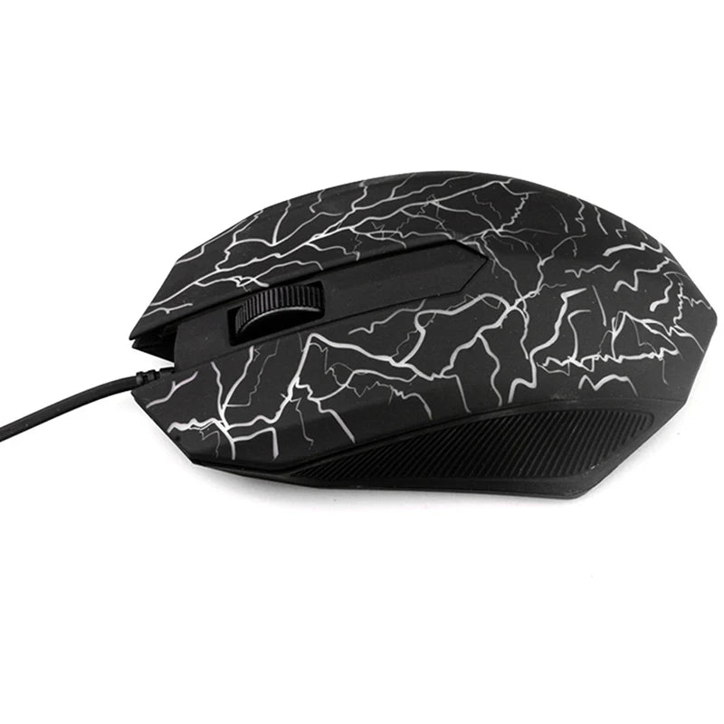 Ergonomic USB Wired Gaming Mouse — 3200 DPI, RGB LED, 6 Button