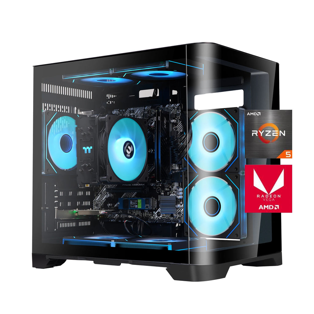 YEAH MAGIC Gaming Desktop — AMD Ryzen 5 5600GT, 16GB DDR4, 1TB SSD