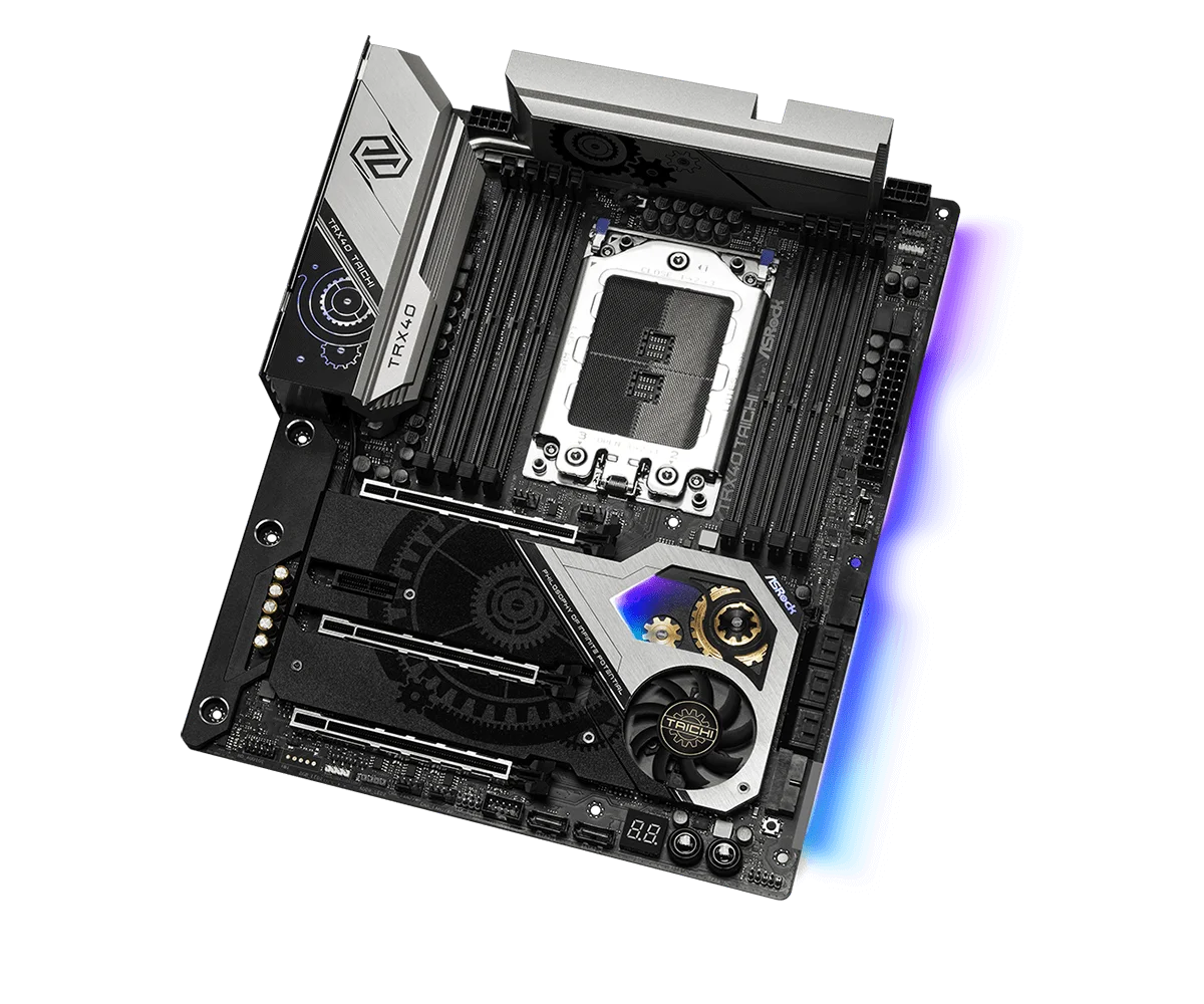 ASRock TRX40 Taichi Motherboard ATX AMD TRX40 Socket sTRX4 DDR4 SATA3 M.2 SPDIF WIFI for 3rd Gen AMD Ryzen Processors