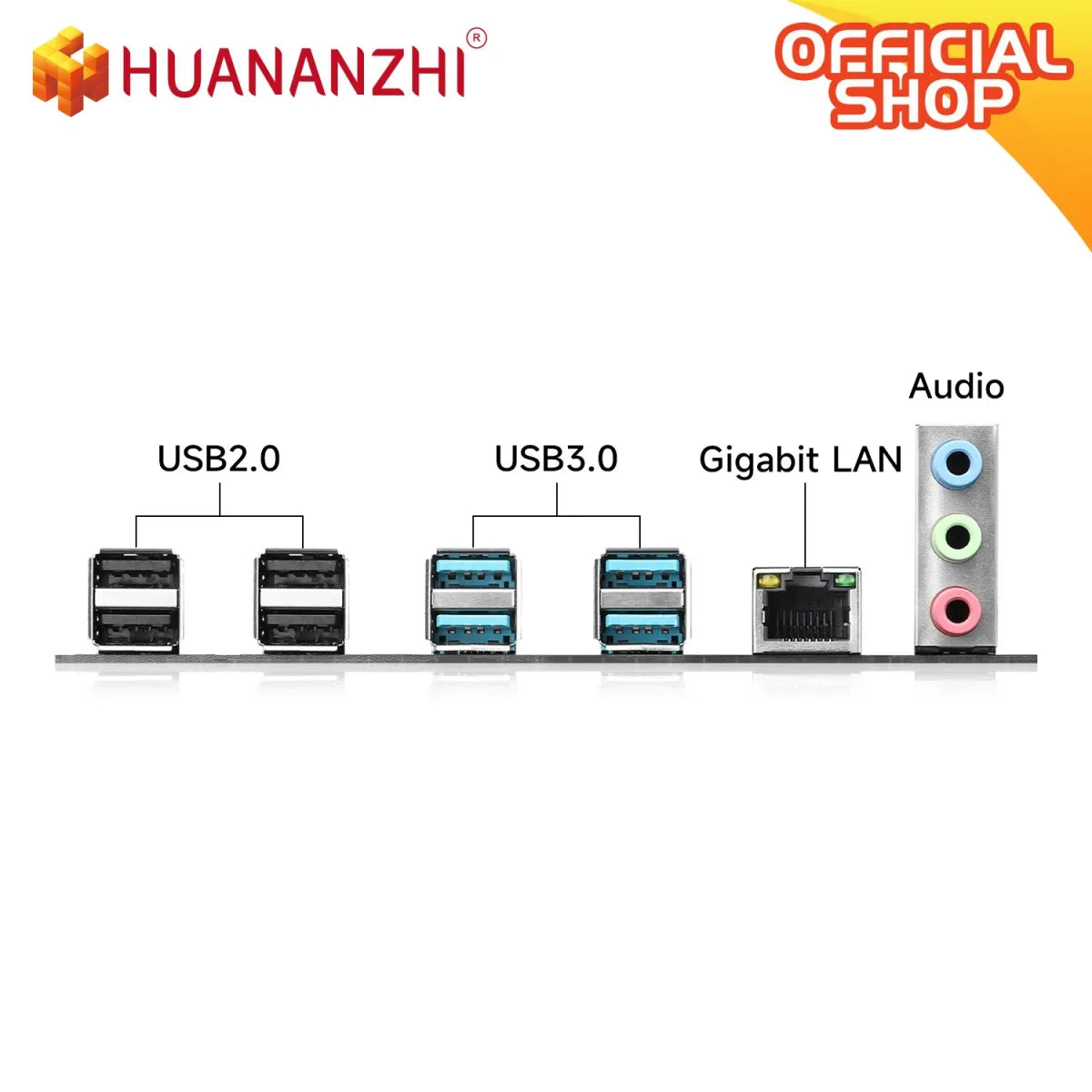 HUANANZHI X99-MD3 Motherboard — LGA 2011-3, DDR3 128GB, Dual M.2 NVMe, USB 3.0, ATX