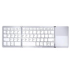 Portable Bluetooth Keyboard for iPad Tablet Mobile Phone Tri-fold Touchpad Wireless External Keyboard Accessories