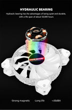 Coolmoon 12CM ARGB Fan PWM Control 5V ARGB 3Pin Chassis Heatsink Quiet Fan AURA SYNC 4Pin for PC Case Water Cooler CPU Radiator