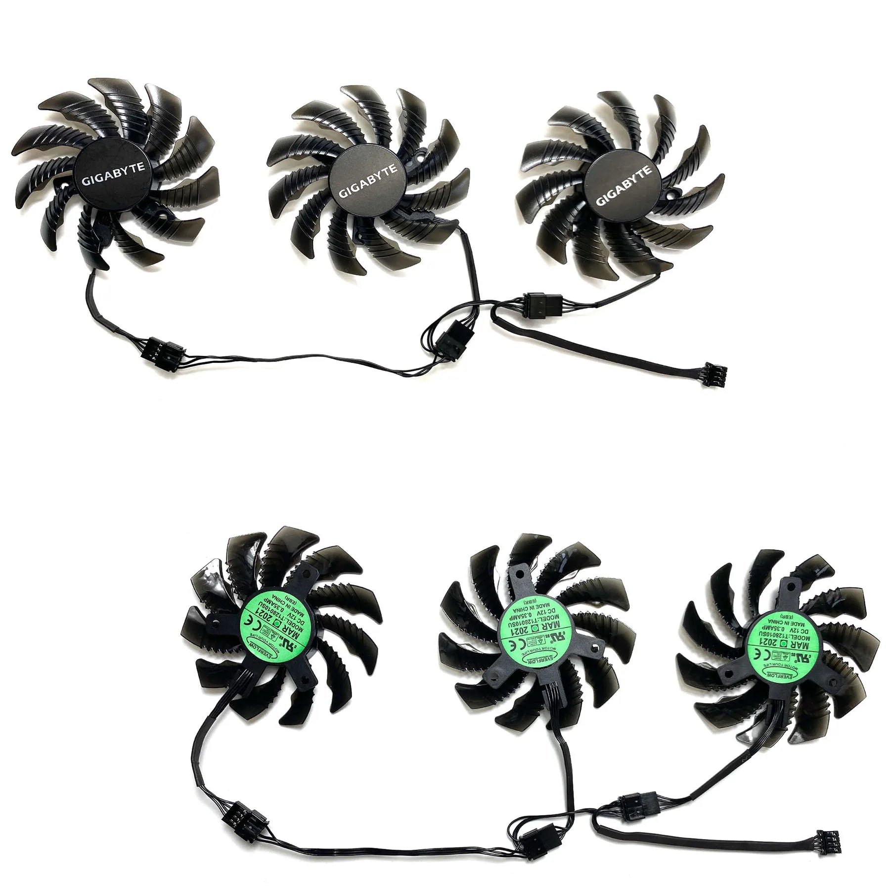 GIGABYTE GTX 1060/1070/1080/1080Ti G1 Gaming Graphics Card Replacement Fan — T128010SU