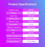 New Gaming Graphics Cards SOYO NVIDIA GeForce RTX 3060 12GB GDDR6 192 Bit Desktop GPU Video Card For PC Computer Components