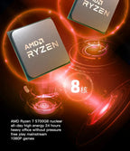 AMD Ryzen 7 5700G — 8-Core 16-Thread AM4 CPU, 3.8GHz / 4.6GHz, Radeon Graphics, 65W