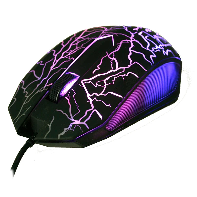 Ergonomic USB Wired Gaming Mouse — 3200 DPI, RGB LED, 6 Button