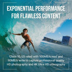 100% Original HP Micro SD Card Class10 U3 Memory Card MicroSD 64GB 128GB 256GB SD/TF Flash Card on For Smartphone Tablet Camera