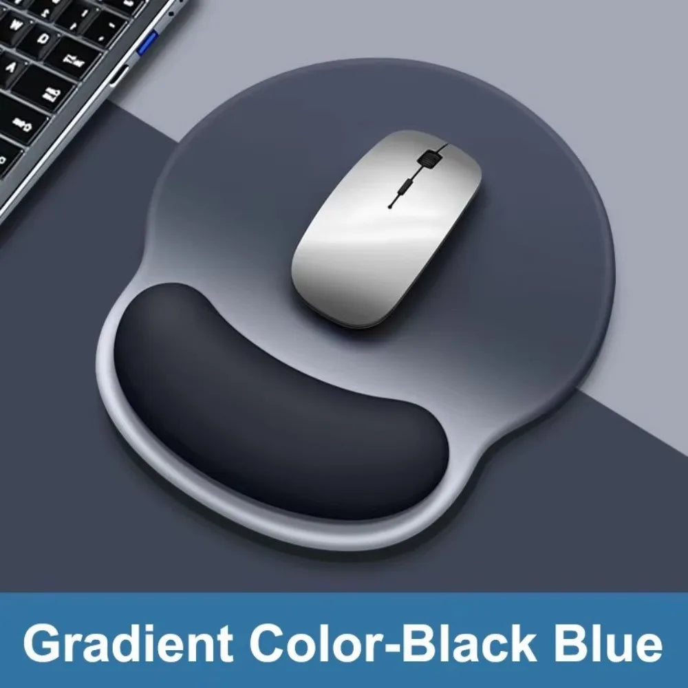 Durable Non-Slip Gradient Mouse Pad Soft Silicone Comfortable Wrist Rest Smooth Surface Desktop Wrist Support Computer Desktop