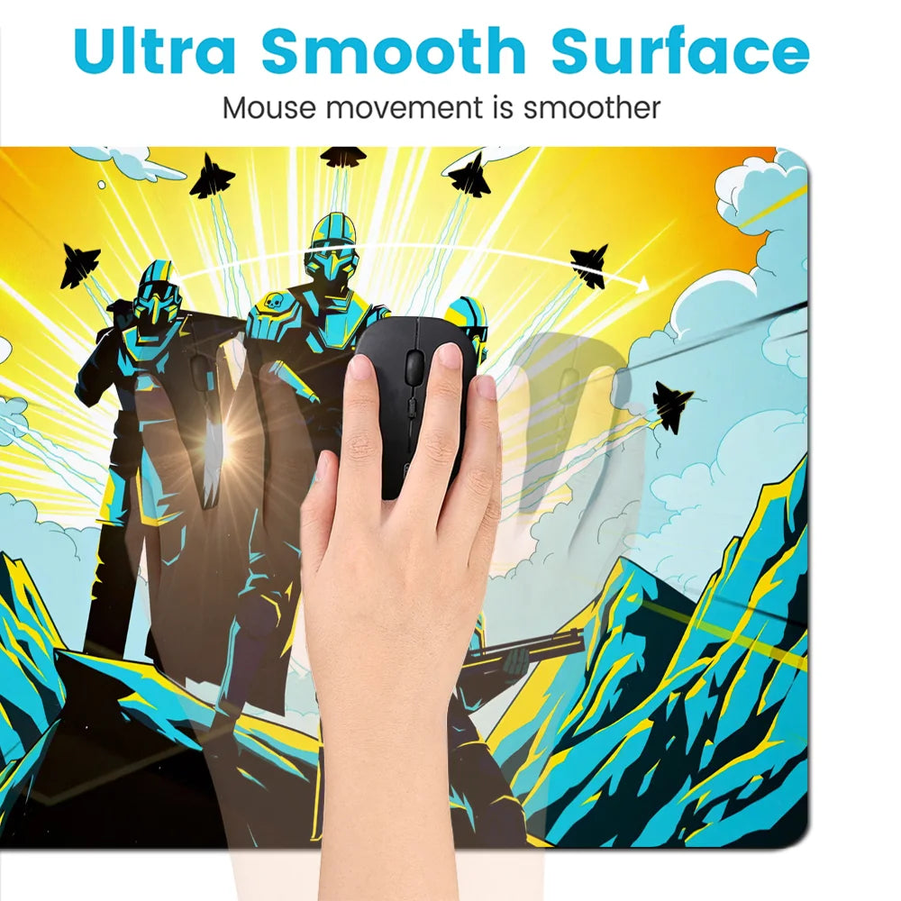 H-Helldiver s 2 Mousepad Boy Pad Natural Rubber Gaming mousepad Desk Mat Size for Gameing World of tanks CS GO Zelda