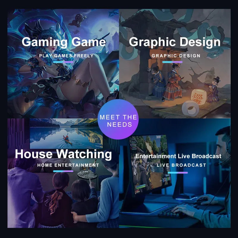 GenMachine Mini PC — AMD Ryzen 7 5800U, 16GB DDR4, 512GB SSD, WiFi 6, Windows 11