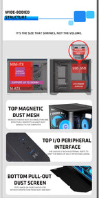 YEAH MAGIC Gaming Desktop — AMD Ryzen 5 5600GT, 16GB DDR4, 1TB SSD