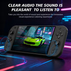 G90 portable retro game console, 7-inch 4K IPS screen, Linux system equipped with quad core high-performance chip, runs smoothly