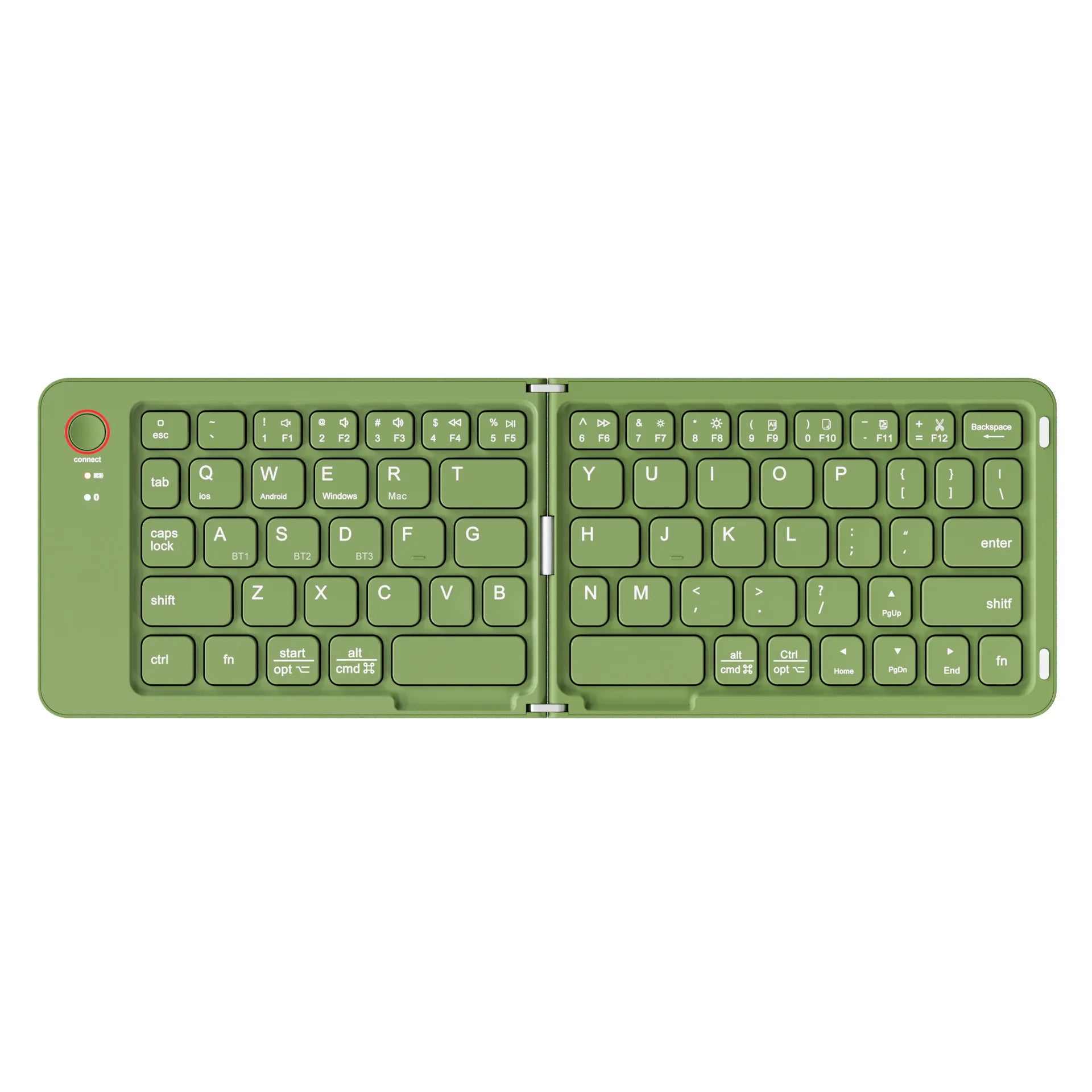 Wireless Foldable Bluetooth Keyboard for Laptops, Tablets, and Mobile Office Use – Compact Portable Mini Keyboard