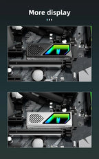 COOLMOON M2 SSD HDD Cooler Solid State Drive Heat Dissipation Vest NVME SSD2280 Brass Heat Sink M2 Heat Sink With Fan