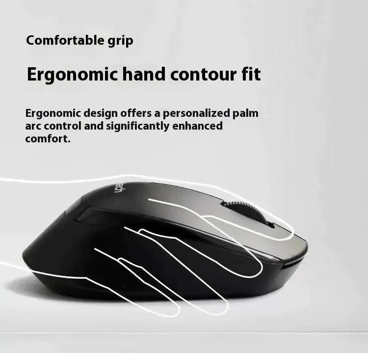 Logitech M330 Silent Wireless Office Mouse — Compact, Quiet, Comfortable