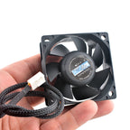 Quiet Cooling Fan 6cm 60mm 60x60x25mm DC12V 0.14A 3-Pin 2200 RPM - Chassis CPU Power Supply Fan for Computer Hardware