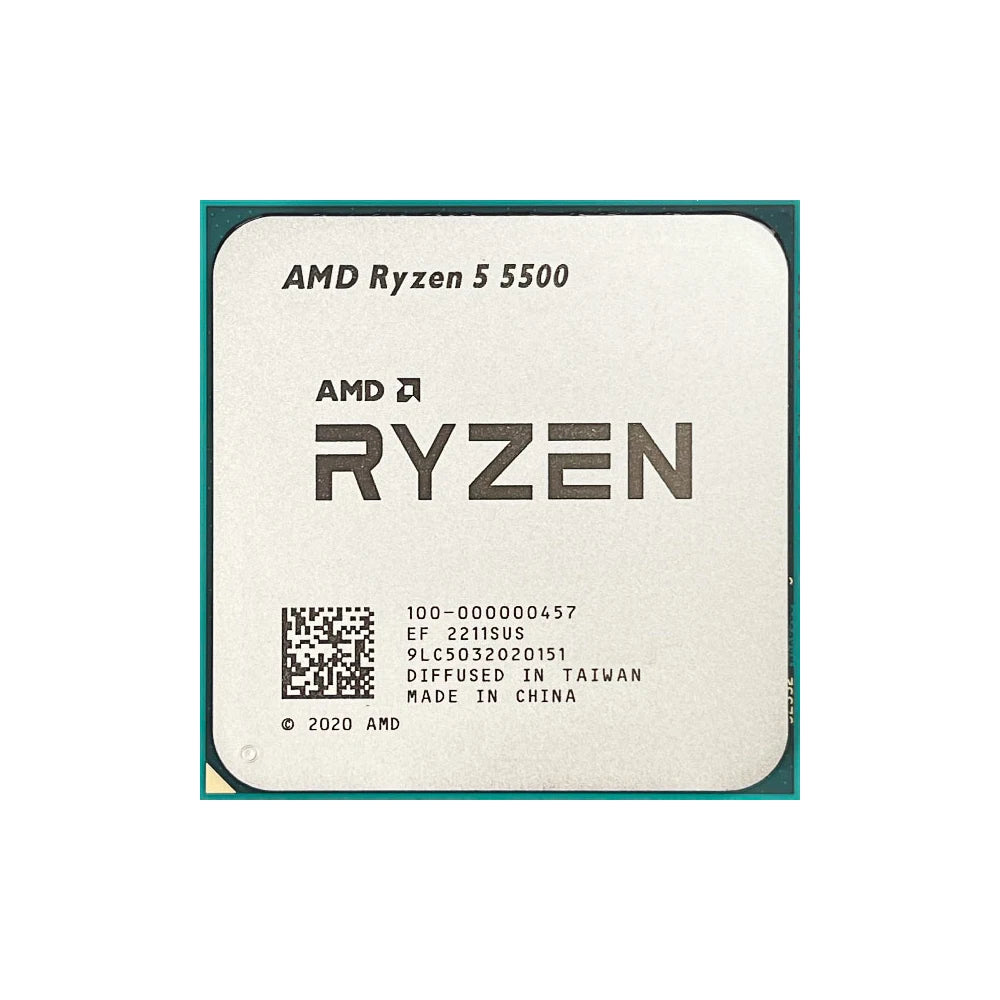 NEW AMD Ryzen 5 5500 Applicable to B550 3.6GHz 6-Core 12-Thread AM4 65W 7NM L3=16M R5 5500 Gaming Processor DDR4 No Fan