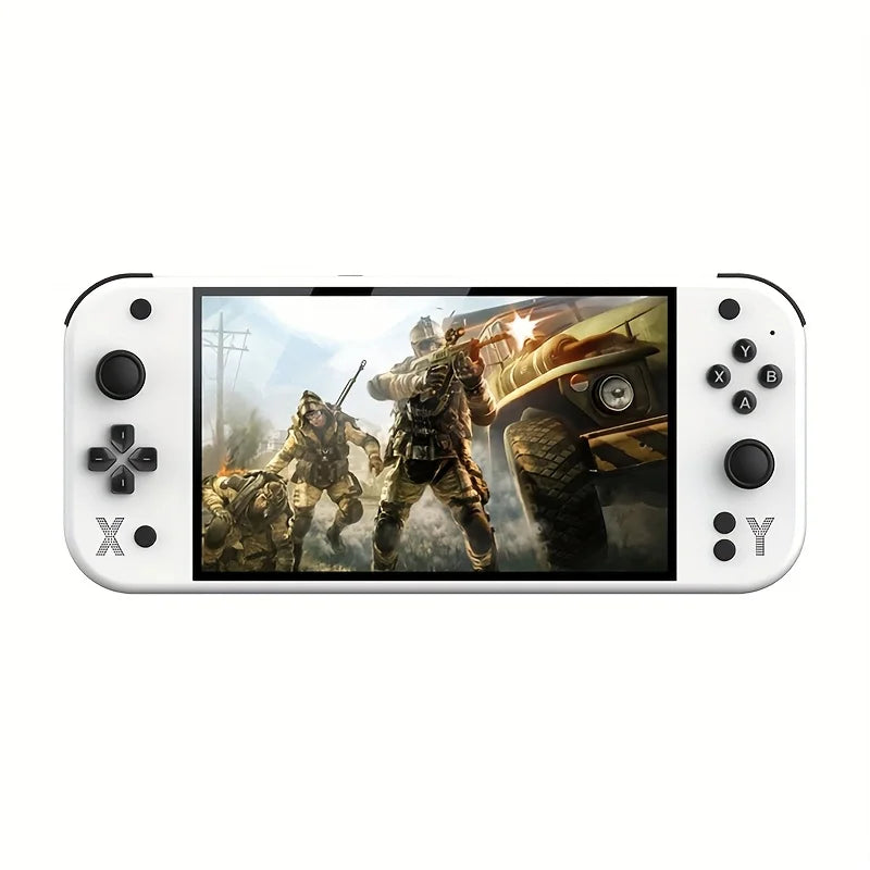G90 portable retro game console, 7-inch 4K IPS screen, Linux system equipped with quad core high-performance chip, runs smoothly