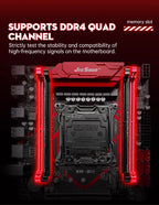 JIESHUO X99-JS11 Motherboard Set for Gaming with Xeon E5-2680 V4 Processor Compatible with DDR4 2133MHz Dual-Channel RAM & WiFi