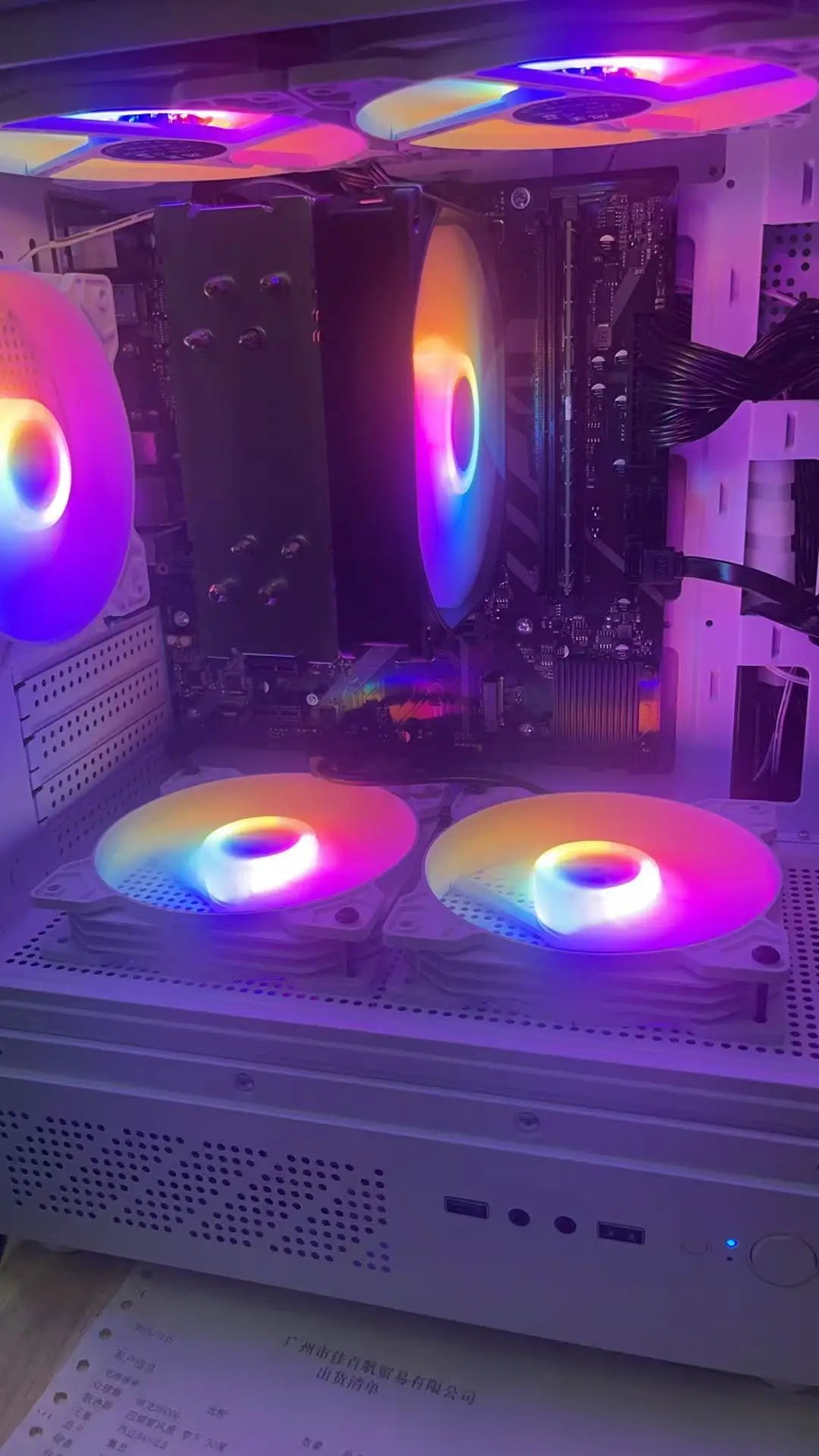 Aotesier Gaming Desktop — Intel Core i7-4790, 16GB DDR3, 512GB SSD, Windows 11 (White)