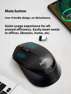 Logitech M330 Silent Wireless Office Mouse — Compact, Quiet, Comfortable
